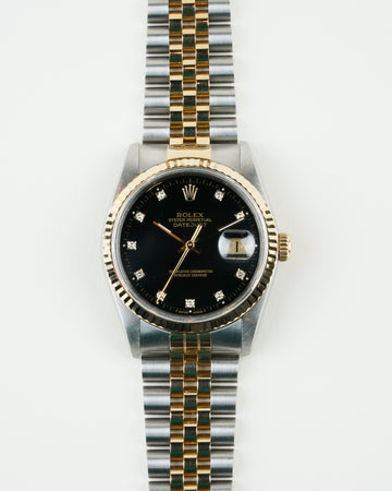 Rolex Datejust 16233 Black Diamond