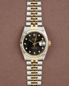 Rolex Datejust 16233 Black Diamond Dial