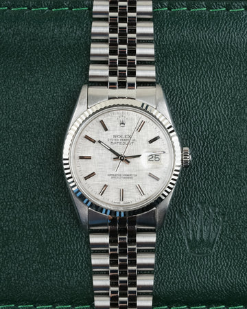 Rolex Datejust 16014 "Silver linen"