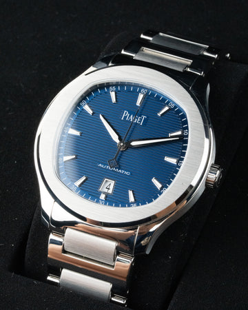 Piaget Polo Date 42 mm Blauw P11268