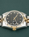 Rolex Datejust 16233 Black Diamond Dial