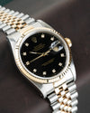 Rolex Datejust 16233 Black Diamond Dial