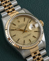Rolex Datejust 16233 Champagne Linnen