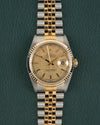 Rolex Datejust 16233 Champagne Linnen