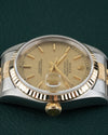 Rolex Datejust 16233 Champagne Linnen