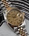 Rolex Datejust 16233 Champagne Linnen