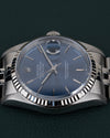 Blue Rolex Datejust 16234 from 1991 Full Set
