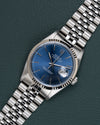 Blue Rolex Datejust 16234 from 1991 Full Set
