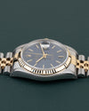 Blue Rolex Datejust 16233 from 1993 Full Set