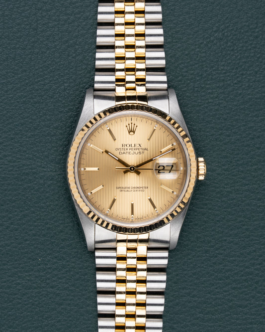 Rolex Datejust 16233 "Champagne Tapestry"