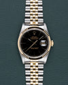 Rolex Datejust 16233 Black 1989 FS