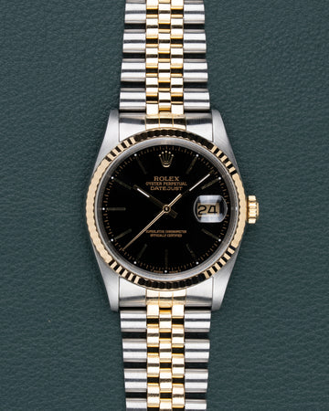 Rolex Datejust 16233 Black 1989 FS