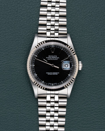 Rolex Datejust 16234 Black 1999