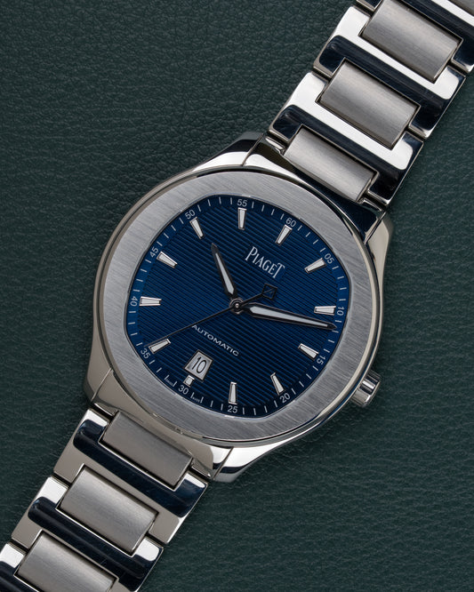 Piaget Polo Date 42 mm Blauw P11268