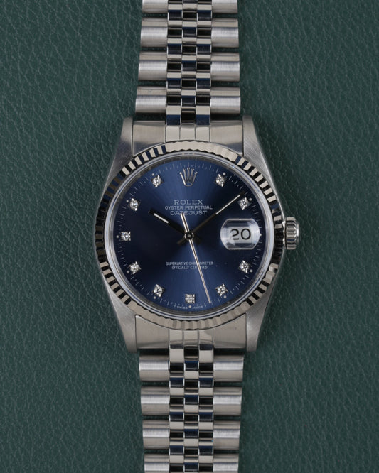 Rolex Datejust 16234 Blue Diamond 1993 FS