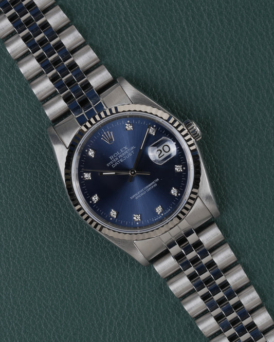 Rolex Datejust 16234 Blue Diamond 1993 FS