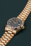 Rolex Day-Date 18038 Black Diamond 1984