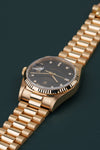 Rolex Day-Date 18038 Black Diamond 1984
