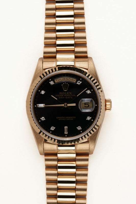 Rolex Day-Date 18238 Black 1999 FS