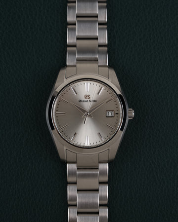 Grand Seiko Heritage Collection SBGX263 - volledig horloge recht van boven met stalen armband