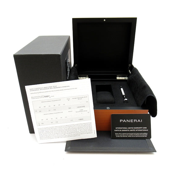 Panerai Luminor Base PAM01085 - horloge geleverd in originele Panerai doos met garantiekaart en documentatie