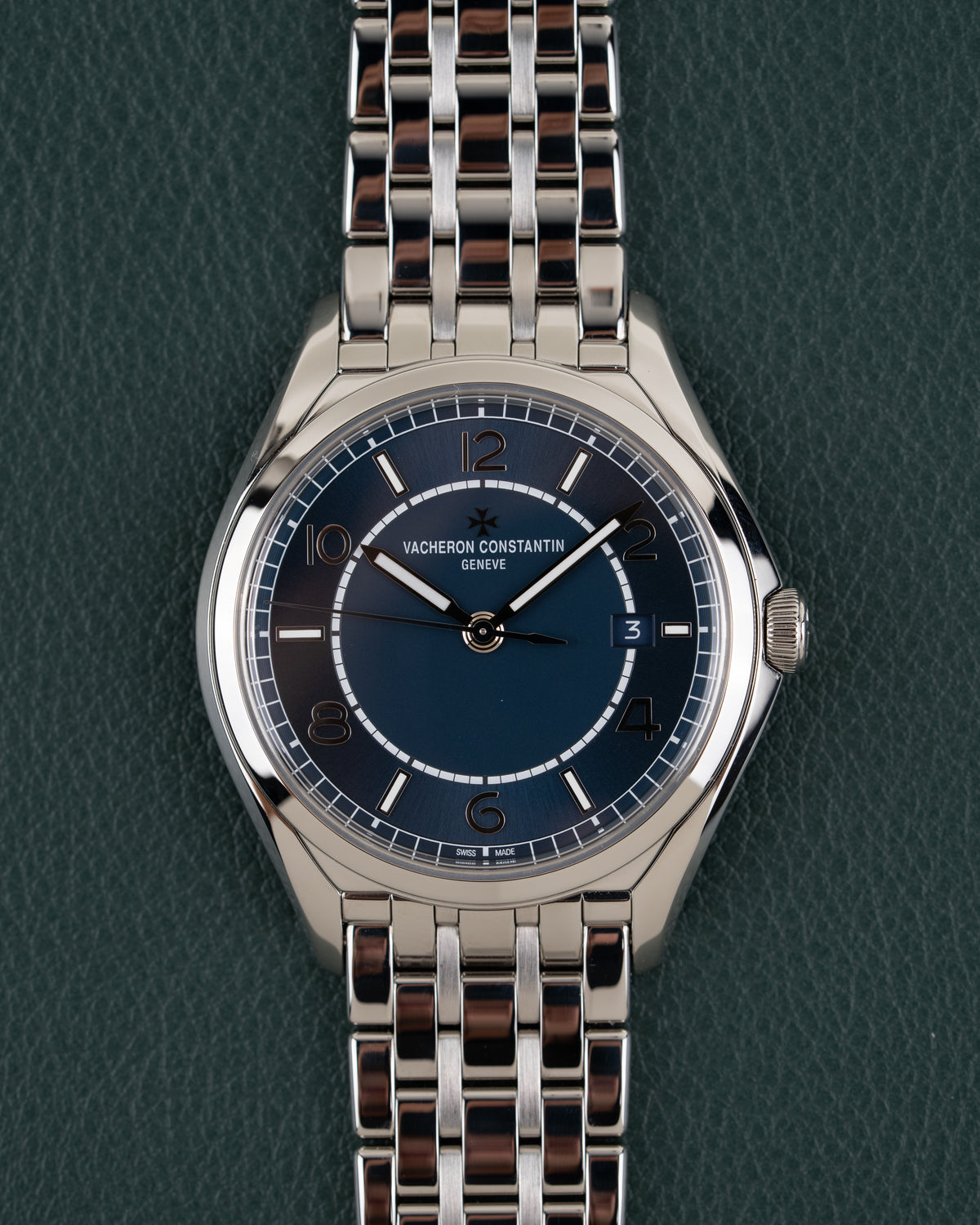 Vacheron Constantin Fiftysix 4600E - frontaal aanzicht van de wijzerplaat